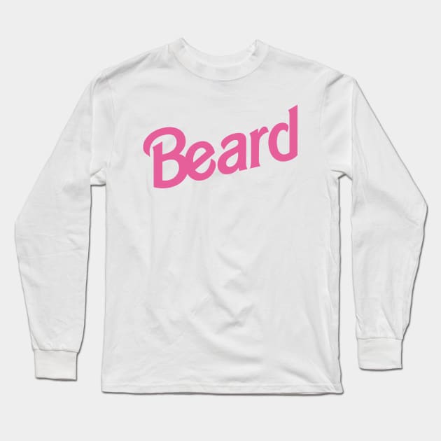 Beard Long Sleeve T-Shirt by byb